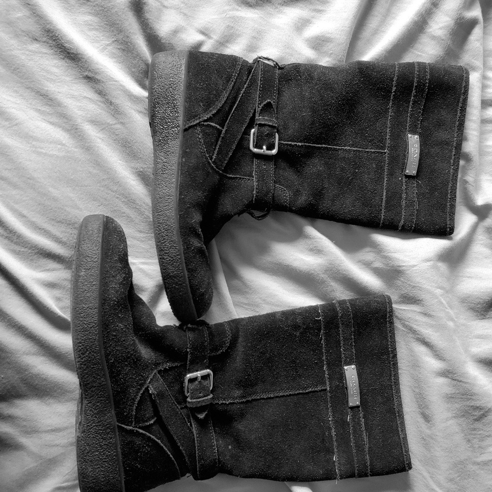 Coach suade boots